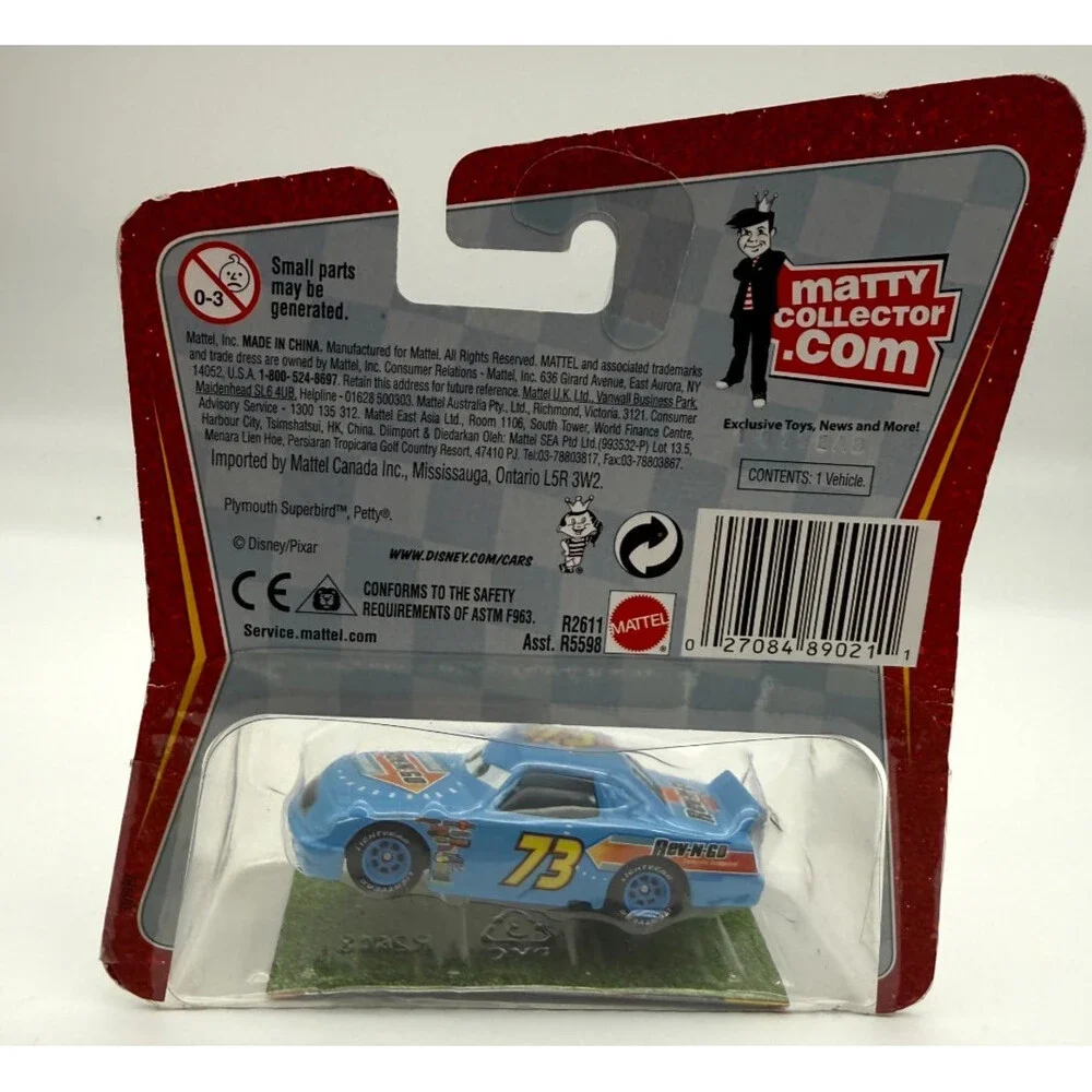 Disney Pixar Cars Rev N Go #73 Rubber Tires R2611 Diecast Sealed NIP